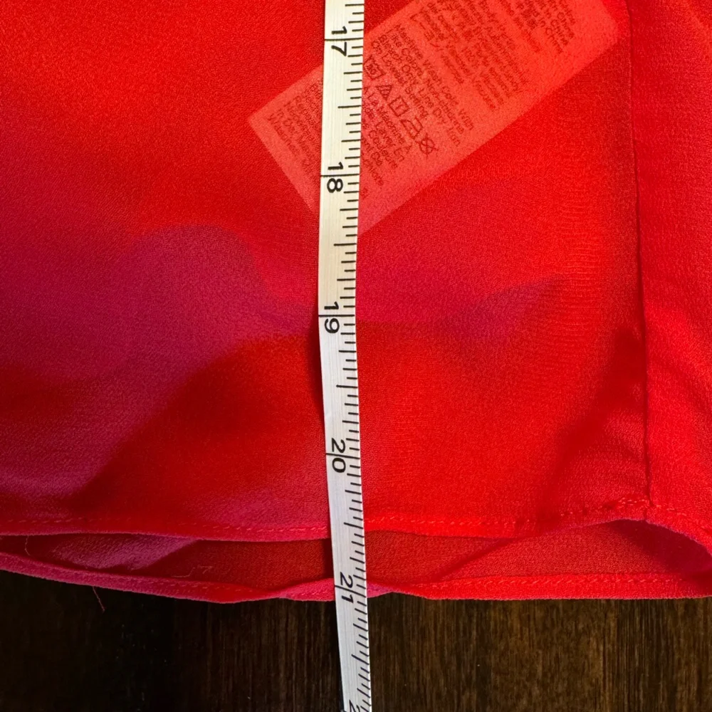 NWOT. J. Crew Tie-neck button-up top in sheer chiffon - Picture 6 of 7
